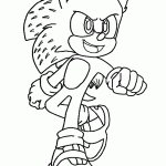 sonic para colorir