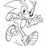 sonic para colorir