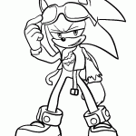 sonic para colorir