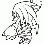 sonic para colorir