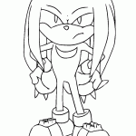 sonic para colorir