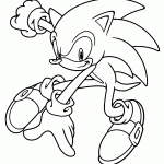 sonic para colorir