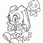 sonic para colorir