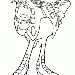 sonic para colorir