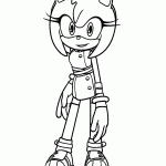 sonic para colorir