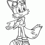 sonic para colorir