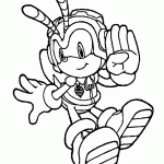sonic para colorir