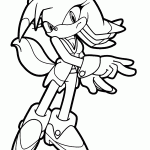 sonic para colorir