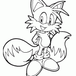 sonic para colorir