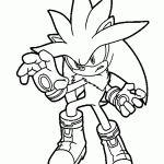 sonic para colorir