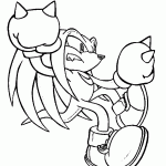 sonic para colorir