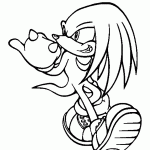sonic para colorir