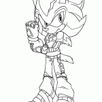 sonic para colorir