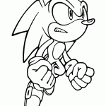 sonic para colorir