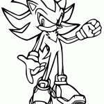sonic para colorir