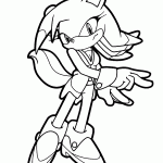 sonic para colorir