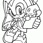 sonic para colorir