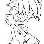 sonic para colorir