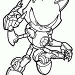 sonic para colorir