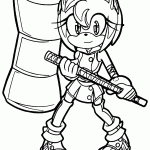 sonic para colorir