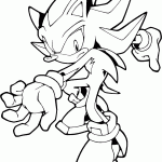 sonic para colorir