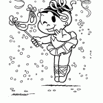 turma da monica para colorir
