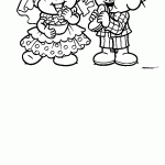 turma da monica para colorir