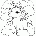 unicornio para colorir