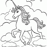 unicornio para colorir
