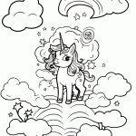unicornio para colorir