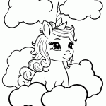 unicornio para colorir