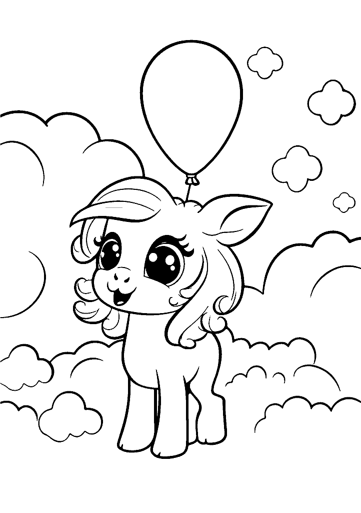 unicornio para colorir