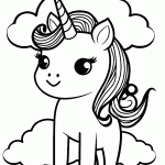 unicornio para colorir