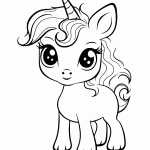 unicornio para colorir