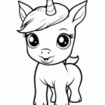 unicornio para colorir