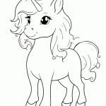 unicornio para colorir