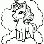 unicornio para colorir