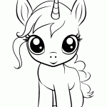 unicornio para colorir