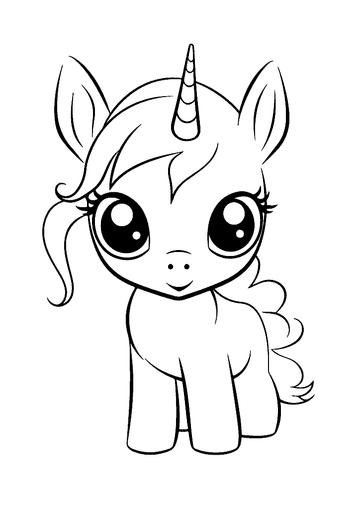 unicornio para colorir