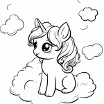 unicornio para colorir