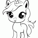 unicornio para colorir