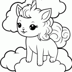 unicornio para colorir