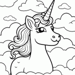 unicornio para colorir