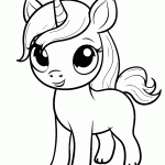 unicornio para colorir