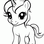 unicornio para colorir