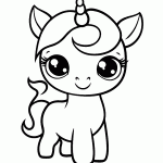 unicornio para colorir