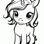 unicornio para colorir