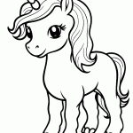 unicornio para colorir