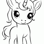 unicornio para colorir