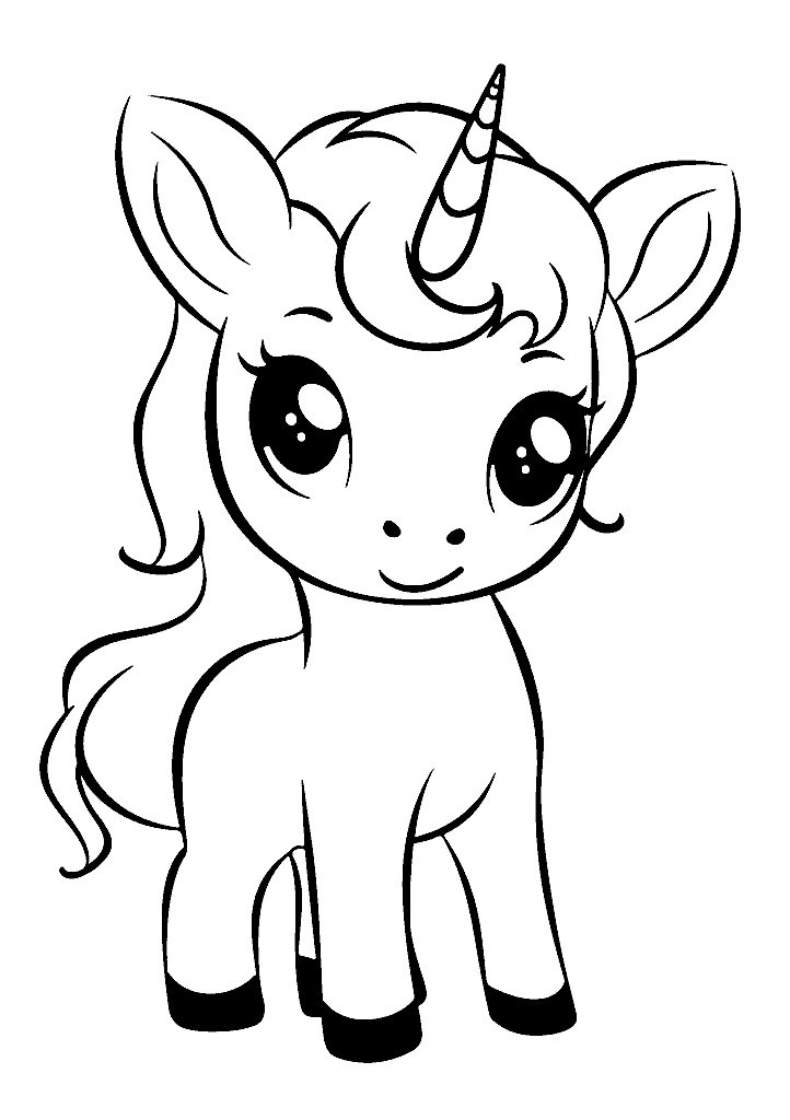 unicornio para colorir